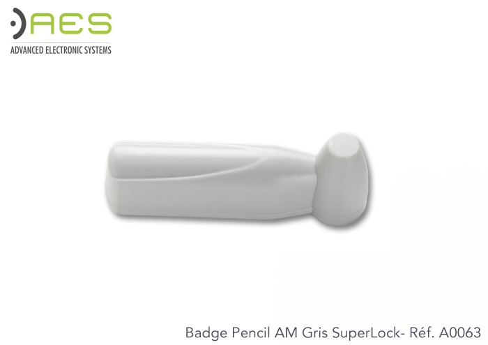 Badge Pencil AM 58Khz Gris SuperLock